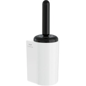 Resim VitrA Liquid A4456639 Tuvalet Fırçalığı, Parlak Siyah 