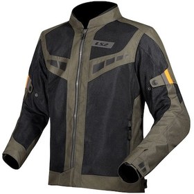 Resim Ls2 Blade Air Motosiklet Montu Haki - Mavi - Turuncu 