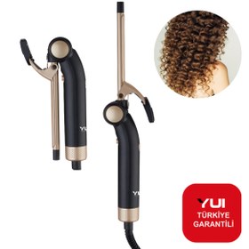 Resim Yui Kb3038 Afro Dalga 9 Mm. Katlanabilir Seramik Plaka Kıvırcık Saç Maşası 