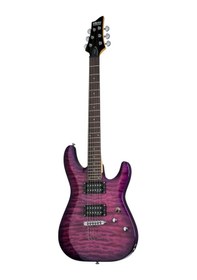 Resim Schecter C-6 Plus Elektro Gitar (Electric Magenta) 
