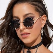 Resim 1 çift Avrupa ve Amerikan tarzı yeni kedi gözü metal çerçeve oval gözlük, süslemeli, partiler, sokak giyimi, konserler için mükemmel, çok yönlü moda aksesuarı 