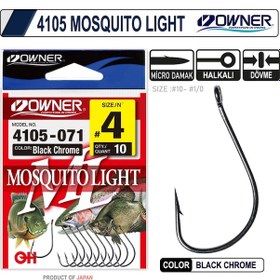 Resim Owner 4105 Musquito Light Black Chrome İğne 