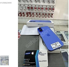 Resim Apple iPhone 16 İkinci El TR | 128 GB | Laciverttaş 