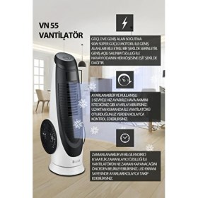 Resim Dijitsu Vn 55 Kule Vantilatör 