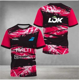 Resim Snapbuy Yaz Tenis Antrenman Jerseys Hızlı Kuruma Nefes Alabilir Yuvarlak Yaka Kısa Kollu Blazer T-shirt Erkek Moda Spor Giyimblack Black 