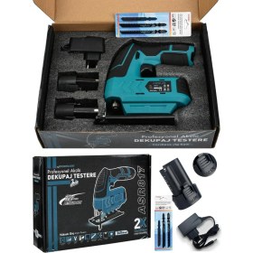 Resim Assur Profesyonel 12 V Çift Akülü Şarjlı Dekupaj Testere Makinesi 