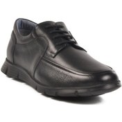 Resim Hakiki Deri Erkek Siyah Klasik Ayakkabı 667 Siyah 