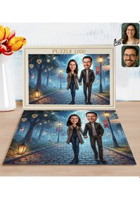 Resim Bk Gift Kişiye Özel Sevgili Karikatürlü 1000 Parça Profesyonel Puzzle-5, 1000 Puzzle, Sevgililer Günü Hediyesi, Sevgiliye Hediye Kobitmeyencom36175 Bk 