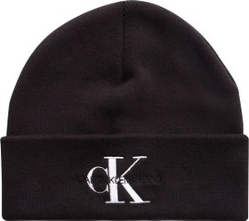 Resim Calvin Klein GIFTING MONO BEANIE Erkek Siyah Bere 