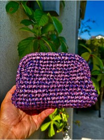Resim UNİCORNS Hasır Çanta, Hasır Burslu Çanta, Simli Hasır Çanta, Hasır Clutch, Mini Clutch, Burslu Çanta 
