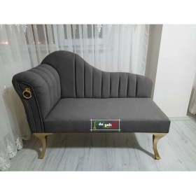 Resim AldaGelsin Yeni Model Ultra Lüks Alda Çizgili Josefin Bench Puf Berjer (120 Cm) 