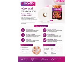 Resim Oxygen Bb Ağda Bezi Epilasyon Roll 100 Metre - Profesyonel Nonwoven Ağda Bezi Rulosu 7 cm Tek Kullanımlık 