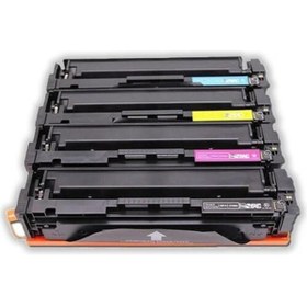 Resim EKO KARTUŞ Hp Color Laserjet Pro M254nw (cf540a-cf541a-cf542a-cf543a) (203a) Set Muadil Toner 