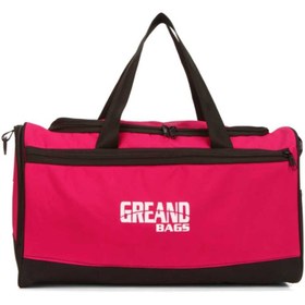 Resim GreandBags Unisex Fuşya Ayakkabı Bölmeli Spor Çantası Gym Fitness Çantası Seyahat Çantası 