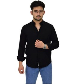Resim Erkek Spor Silim Fit Uzun Kol Gömlek G5033 Bgl-st04492 Siyah 