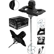 Resim Jetvolt Profesyonel 1800W Devir Ayarlı Elektrikli Alçı Boya ve Harç Karıştırıcı Mikser - Siyah 