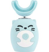 Resim Çizgi Film Çocuk Diş Fırçası Elektrikli Çocuk Diş Fırçası U Şeklinde Diş Fırçası Çocuk Diş Fırçasıgök Mavisi 