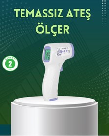 Resim Epilons Kızılötesi Temassız Ateş Ölçer Lcd Ekranlı Hassas Termometre 