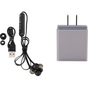 Resim Guangdong Spirit Xt11 Manyetik Müzik Bluetooth 4.2 Kulaklık & 5V 3.1A Dijital Ekran Usb Şarj Cihazı Evrensel (Abd Fişi, Beyaz) (Yurt Dışından) 