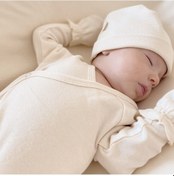 Resim Naturaborn Gots Organik Sertifikalı Kukuletalı Şapka Ekru 