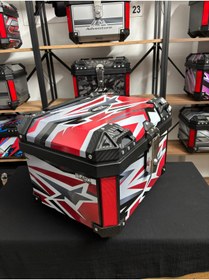 Resim REXX 60 LİTRE ABS MOTOSİKLET ARKA ÇANTA 