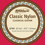 Resim D'Addario J2702 Normal Tension Tek Klasik Gitar Teli 