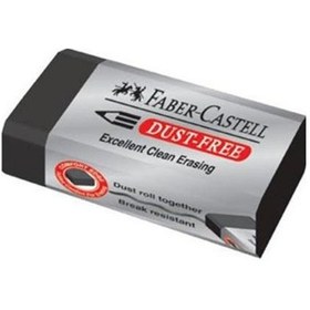 Resim Faber Castell Dust-Free Silgi Siyah 2 Adet 
