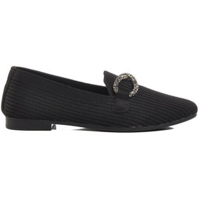 Resim Siyah Hafif Triko Kadın Babet 517029 Z Siyah 