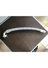 Resim Fleks Bağlantı Hortumu - 1'' - 50 Cm - Dirsekli - Galveniz 