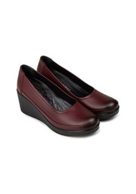 Resim Deery Kadın Hakiki Deri Bordo Günlük Dolgu Topuk Ayakkabı - N6002zbrdc01 Bordo 