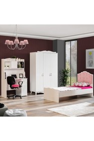 Resim Setay Su Genç Odası - 3 Kapılı Dolap, Karyola, Masa 