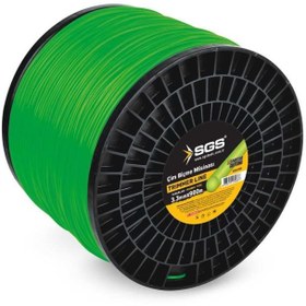 Resim Sgs4308 Tırpan Misinası 3.3mm 900mt Yuvarlak Yeşil 