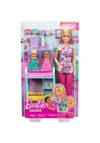 Resim Barbie Kariyer Bebekleri Çocuk Doktoru Oyun Seti Jmk12 