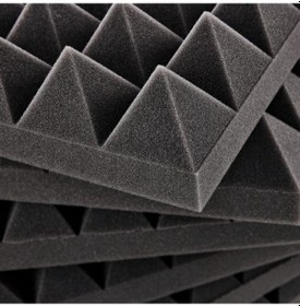 Resim Türkeli Ses Yalıtım Akustik Piramit Süngeri 40 MM 100 x 100 CM Bantlı 