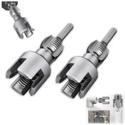 Resim Dofolink 2 Adet Boru İç-dış Dişli Açıcı Seti - 1/2" Ve 3/4" Çapları 