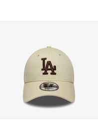 Resim New Era La Dodgers Mlb League Essential 9forty Unisex Bej Şapka 60771709 Bej 