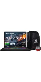 Resim Game Garaj Slayer R9M3D XL-5070 C2 Amd Ryzen 9 9955HX3D 32GB Ram 1tb SSD RTX5070 17" Qhd+ 240Hz IPS Freedos Oyuncu Laptop 