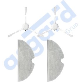 Resim Xiaomi 1c,2c,mop 2 Uyumlu 2 Yan Fırça 2 Mop Pkt-iasgf0000052 