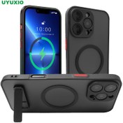 Resim UYUXIO Kablosuz Şarj için Manyetik Telefon Kılıfı, Iphone 16, 15 Pro Max, 14 Plus, 13, 12 ve 11 ile Uyumlu. Ultra İnce Arka Kılıf ile Tutucu. 