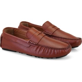 Resim Desa Dareau Taba Erkek Deri Loafer 