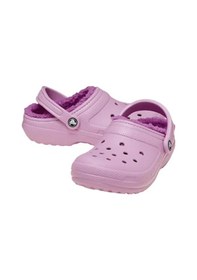 Resim Crocs Classic Lined Clog Unisex Sarı İçi Yünlü Günlük Terlik 203591-5bx Mor 