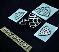 Resim Mercedes Maybach Kaput ve Bagaj Logosu Seti 