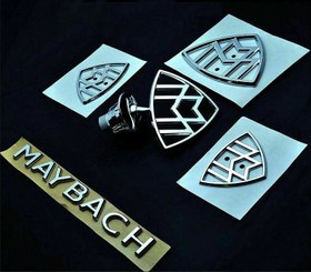 Resim Mercedes Maybach Kaput ve Bagaj Logosu Seti 