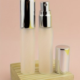 Resim 2 adet 10ml Buzlu İnce Sis Sprey Şişeleri - Doldurulabilir, Parfüm & Cilt Bakım Örnekleri için Taşınabilir, BPA'sız Cam 