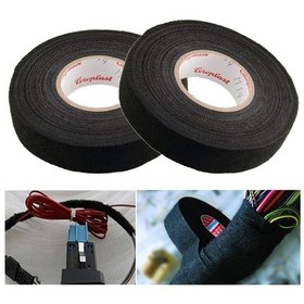 Resim Geeroyoo Otomotiv Kablolama Bandı - 5 Rulo 15m Polyester Yapışkanlı Kablo Kılıfı -40/+105 C Dayanıklı 