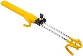 Resim Araç Direksiyon Kilidi - Hırsızlık Önleyici Direksiyon Güvenlik Sistemi - Taşınabilir Ayarlanabilir Kilitli Güvenlik Kaydırmaz Sistem Kamyon Motosiklet Tekne Karavan Oto Atv için 