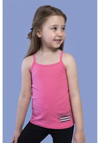Resim Toontoy Kids Toontoy Kız Çocuk Taş İşlemeli Atlet Fuşya 