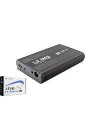 Resim Die Grup 3.5 Inç Sata HDD Harici Disk Kutusu USB 3.0 - Siyah HDX1756 