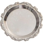 Resim Suntek Mumluk Tepsisi Yaratıcı Metal Kek Standı 25cm-arjantin 