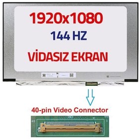 Resim Asus Uyumlu G531Gu-Al060 Lcd Ekran 15.6 Slim 40 Pin Vidasız 